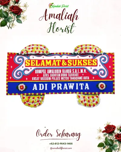 Karangan Bunga Ucapan Selamat di Hilihambawa